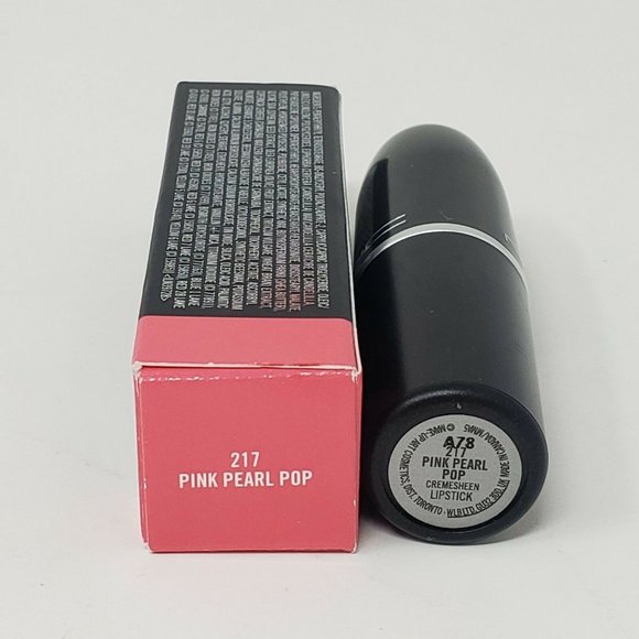New MAC Cremesheen Lipstick 217 Pink Pearl Pop - Picture 5 of 5